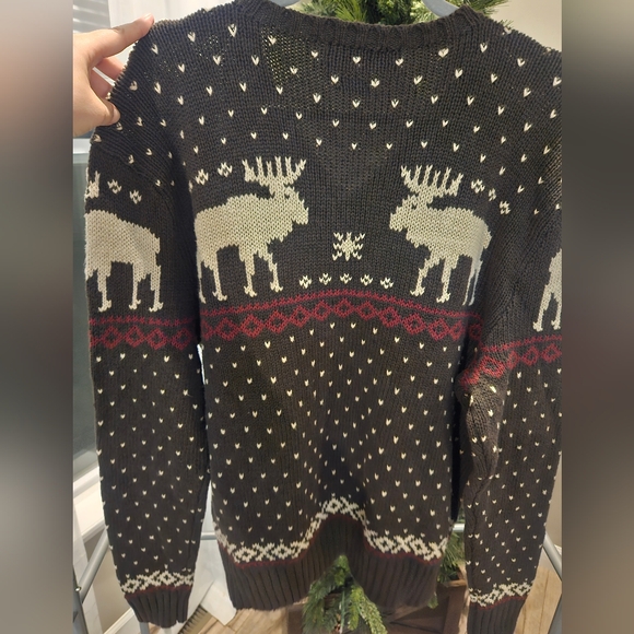 Polo Ralph Lauren Vintage Reindeer Moose Sweater Size XXL - Picture 4 of 5